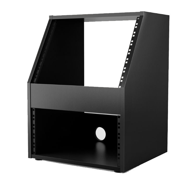 StudioRacks 13U (8U & 5U) SA Split Rack - black melamine finish