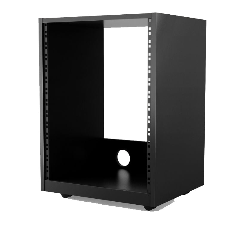 StudioRacks 14UA SA Straight Rack - black melamine finish