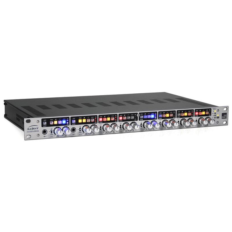 Audient ASP880 8-channel Mic Preamp - Angle