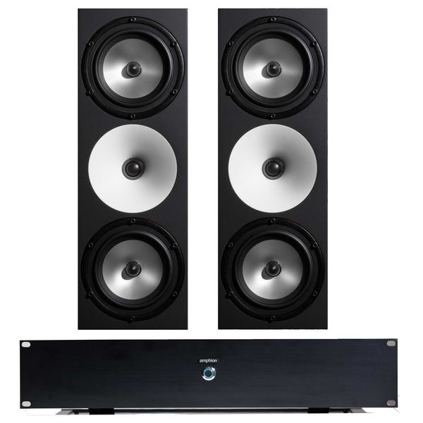 Amphion Two15 and Amp700 Powered Studio Monitors - Front