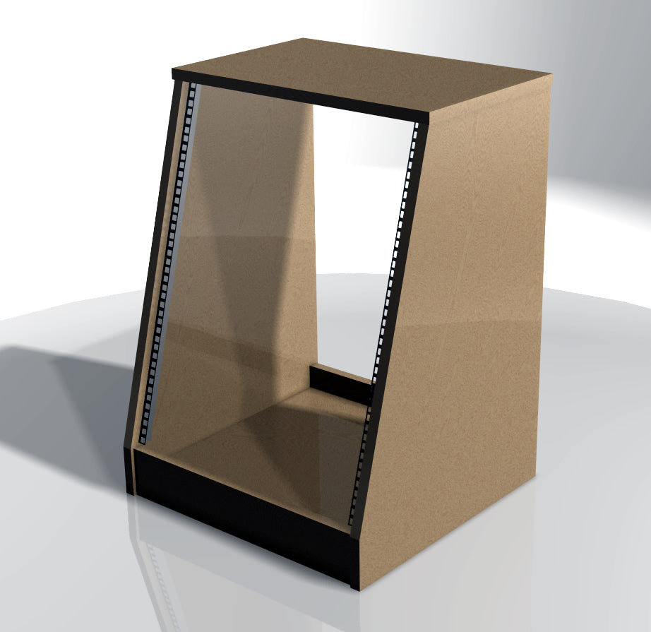 StudioRacks 12u Angle Faced Rack – KMR Audio