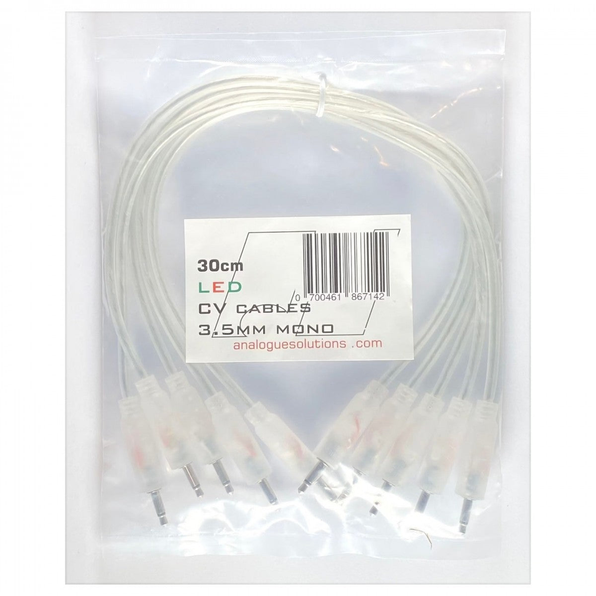 Analogue Solutions LED CV Cables 30cm (Bag of 5) – KMR Audio