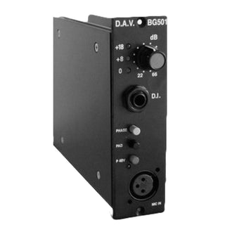 DAV Electronics BG501 Mic Preamp - Angle