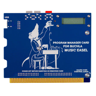 Buchla Music Easel Program Manager Card