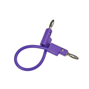 Buchla 12.5cm Purple Banana Cable