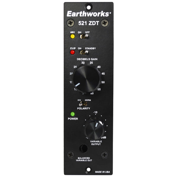 Earthworks 521 ZDT 500-Series Mic Preamp