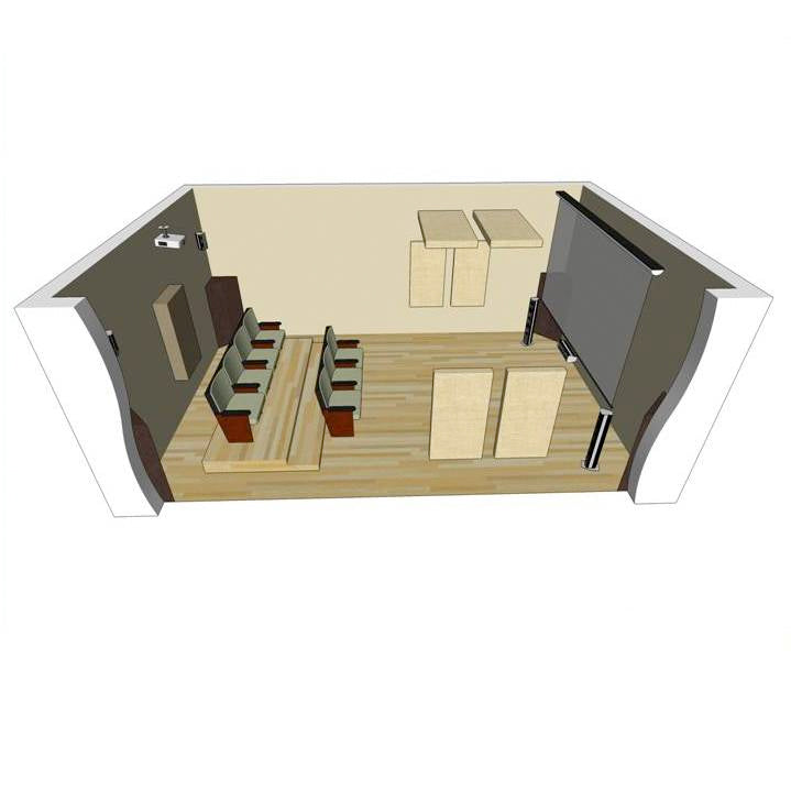 Gik Acoustics Room Kit Package 4 Black Kmr Audio