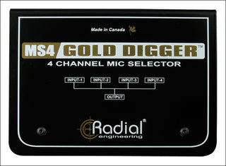 Radial Gold Digger 4-Channel Mic Selector