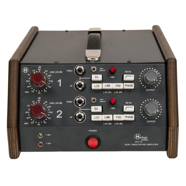 Heritage Audio DTT-73 Dual Tabletop Mic Amplifier