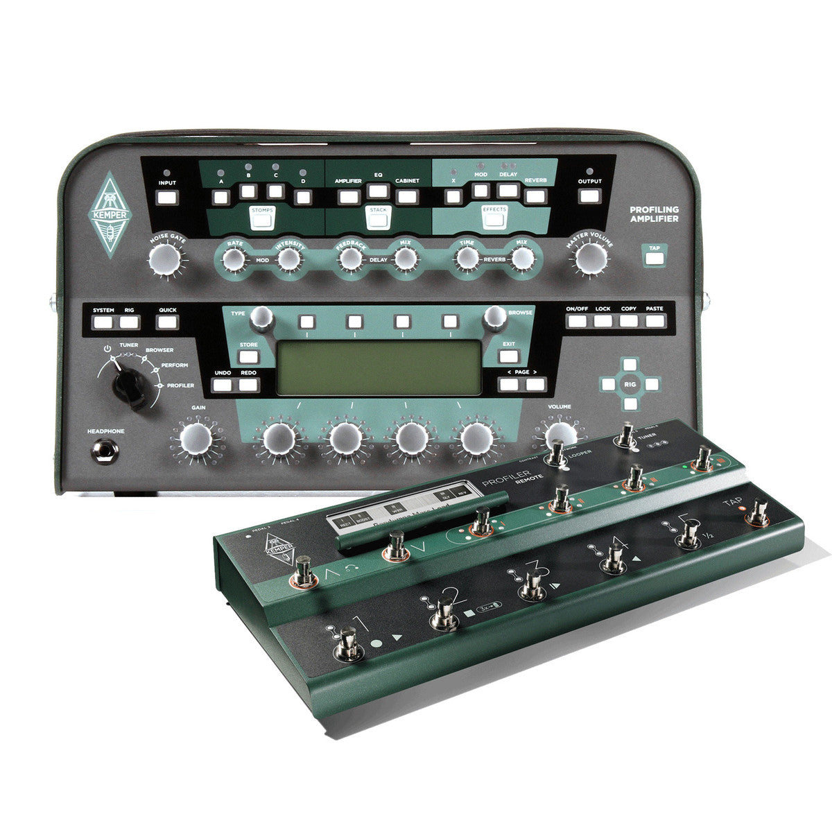家具 KEMPER Profiler PowerHead + Remote SET Kemper Profiler Powerhead and Remote Black | KMR Audio