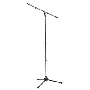 K+M 210/2 Microphone Stand w/ Boom - Black