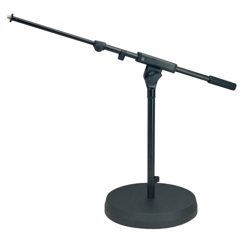 K+M 25960 Short Round-Base Stand with Telescopic Boom