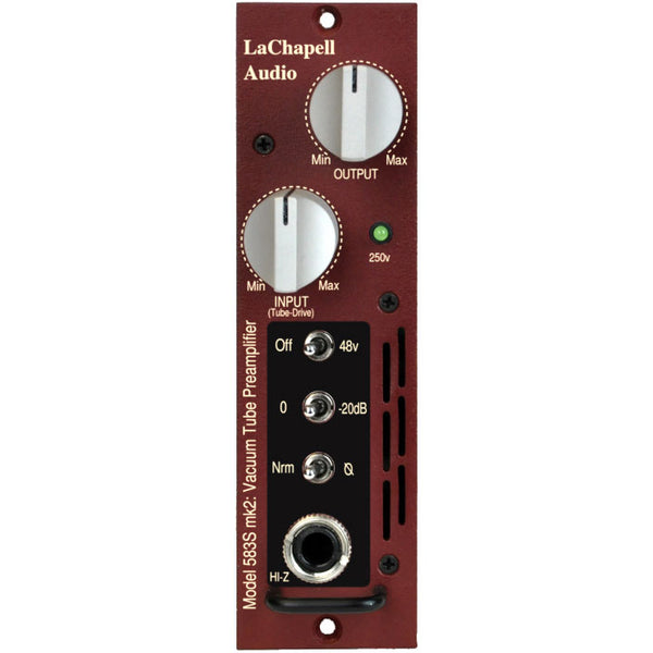 LaChapell Audio 583S MkII 500-Series Tube Mic Preamp – KMR Audio