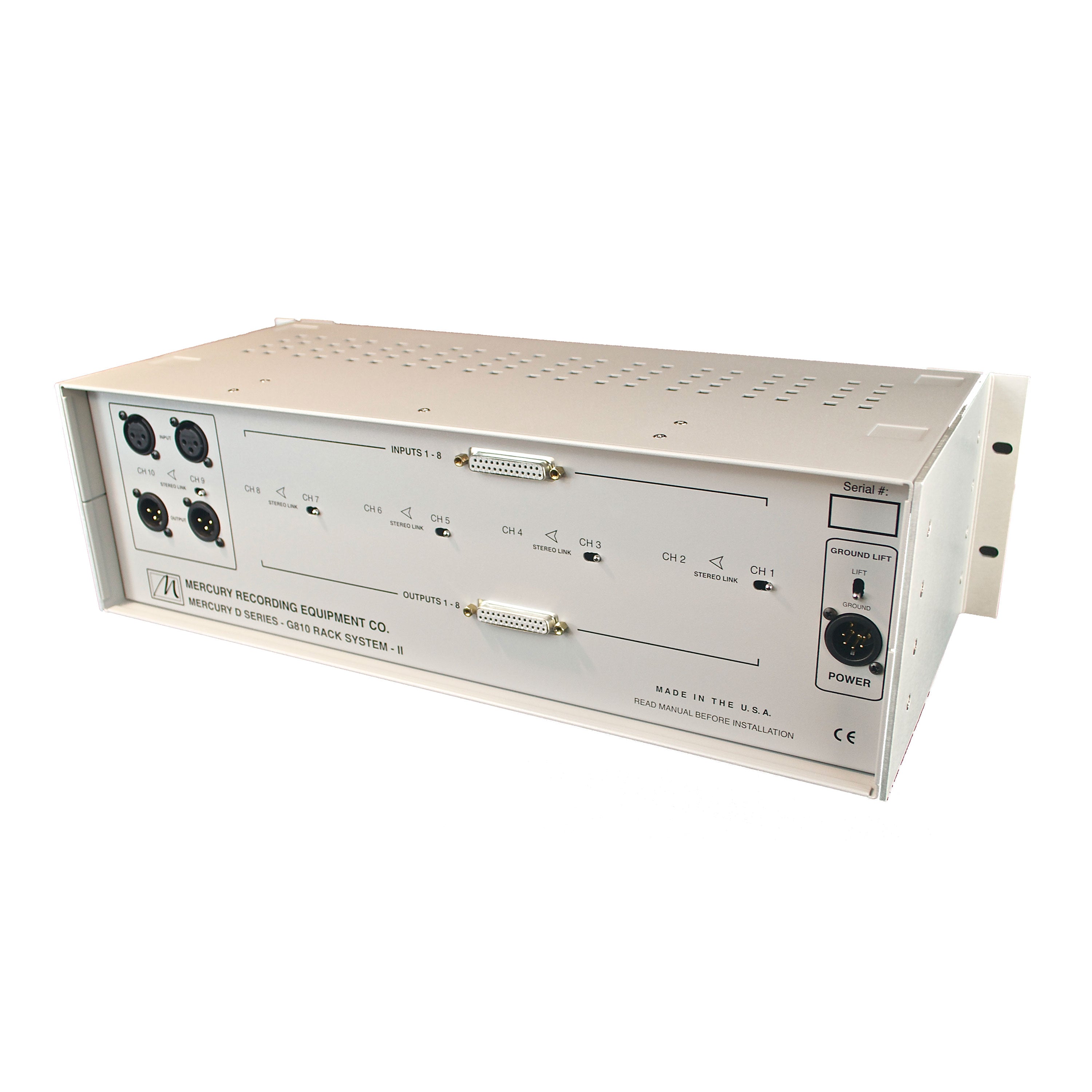 Mercury D Series G810 Rack System II (D-Sub) – KMR Audio