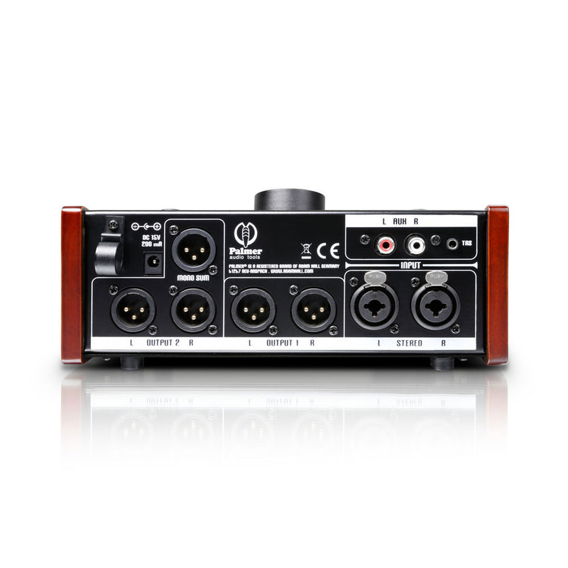 Palmer Monicon Passive Monitor Controller - Volume Control For Studio Monitors, Mute & Mono Buttons | XLR & 3.5mm Inputs
