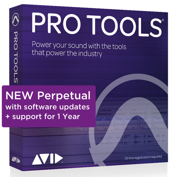 Pro Tools Perpetual License NEW 1-year software download with updates + support for a year [9935-71826-00]