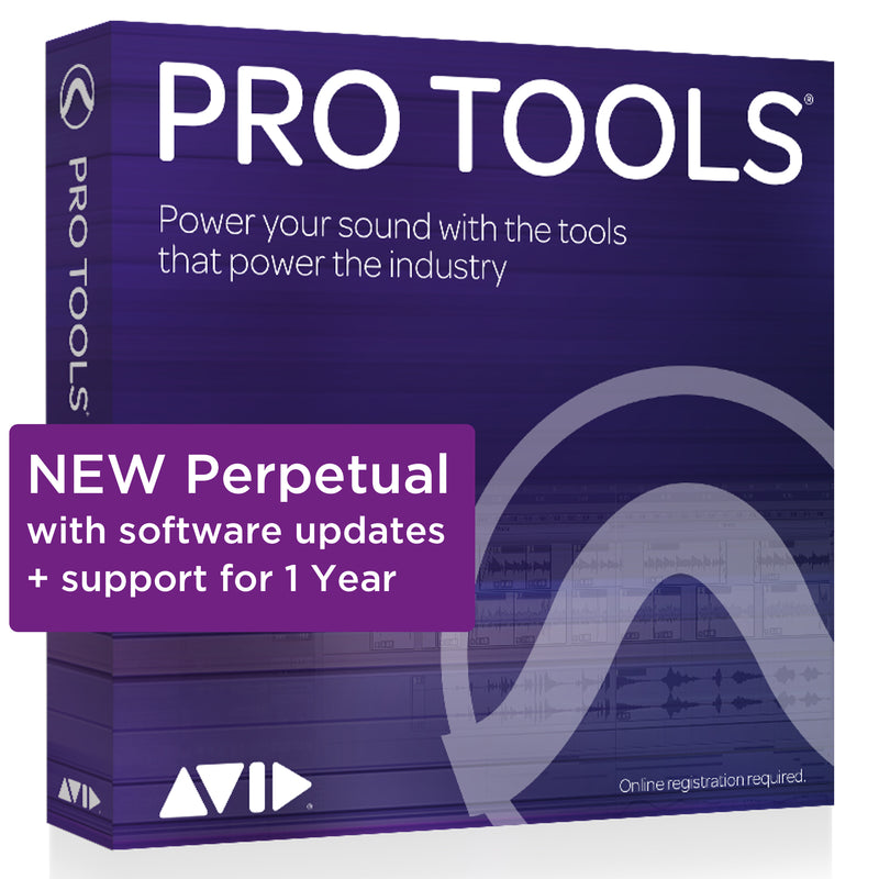 Pro Tools Perpetual License NEW 1-year software download with updates + support for a year [9935-71826-00]