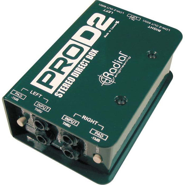 Radial ProD2 Full Range Stereo Passive Direct Box