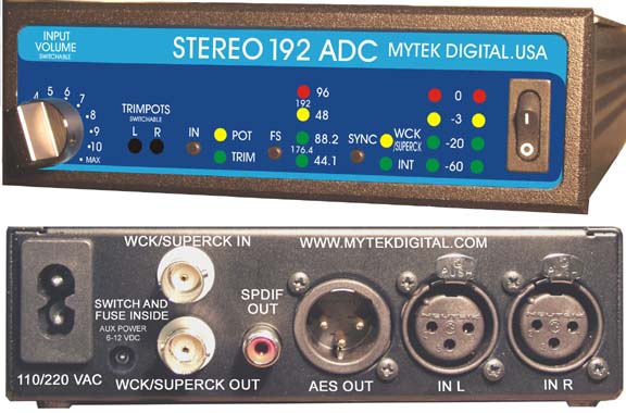 Mytek Stereo192 ADC