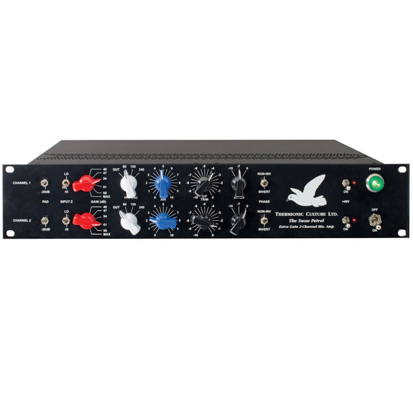 Thermionic Culture Snow Petrel Stereo Tube Mic Preamp