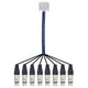 Van Damme DB25-8x XLRF 0.5m