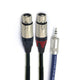 Van Damme Stereo Mini Jack-2x XLRF 1m
