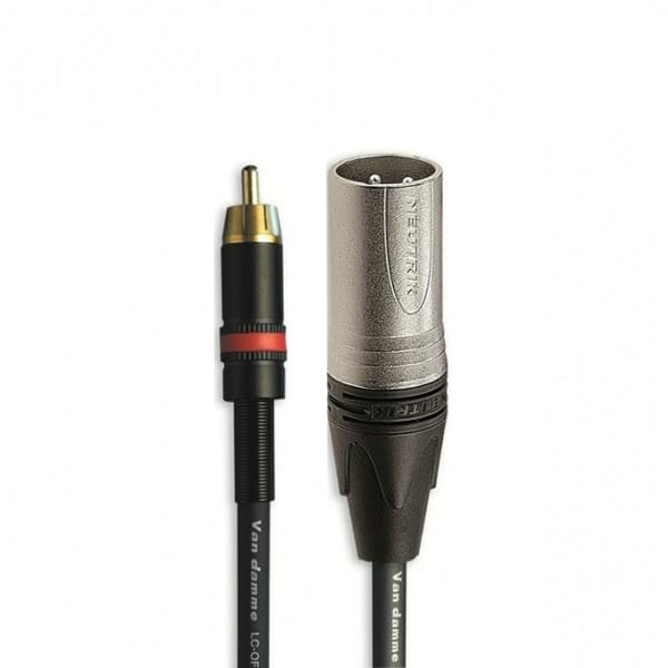 Van Damme Cable Phono to male XLR