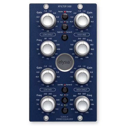 elysia Xfilter 500 Stereo EQ 500-Series Module