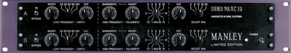 Manley Enhanced Pultec EQP1A Dual Channel